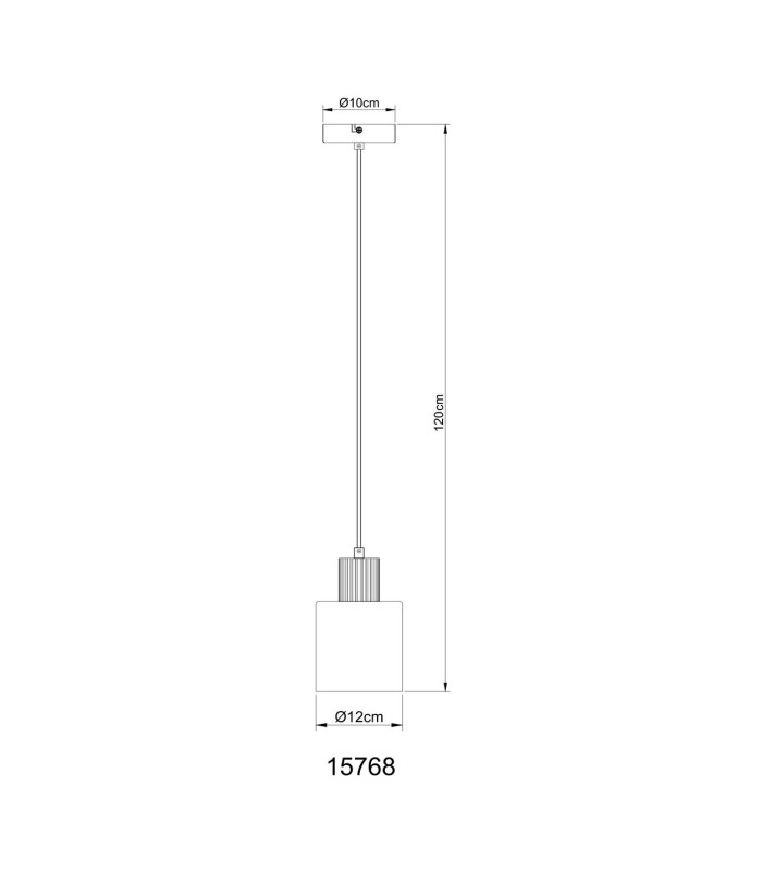 Aleidis Slim Pendant Ceiling Light Matt Black Smoke Glass Shade 1x E27-8