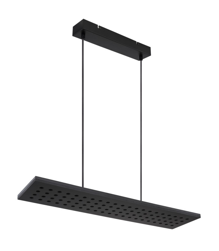 Dolores 80x20cm Pendant Ceiling Light Matt Black LED 3000K-2