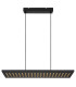 Dolores 80x20cm Pendant Ceiling Light Matt Black LED 3000K-3