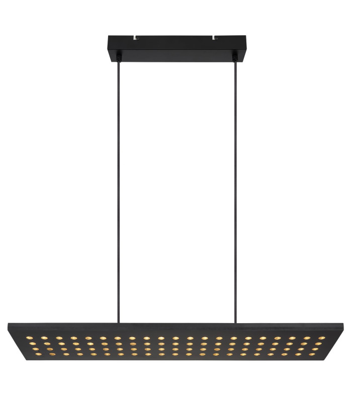Dolores 80x20cm Pendant Ceiling Light Matt Black LED 3000K-3