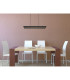 Dolores 80x20cm Pendant Ceiling Light Matt Black LED 3000K-5