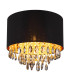 Coletta Cylindrical Ceiling Light Matt Black 1x E27-1
