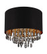 Coletta Cylindrical Ceiling Light Matt Black 1x E27-2