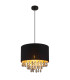 Coletta Pendant Ceiling Light Matt Black 1x E27-1