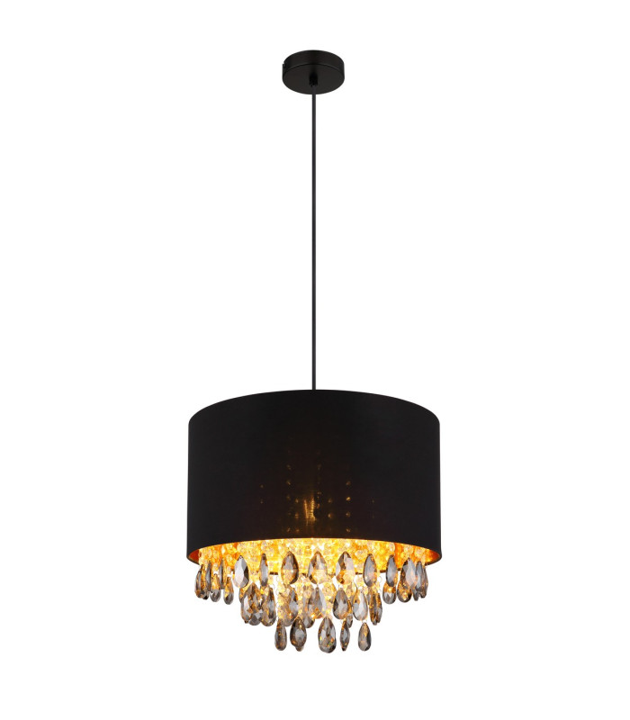 Coletta Pendant Ceiling Light Matt Black 1x E27-1