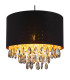 Coletta Pendant Ceiling Light Matt Black 1x E27-3