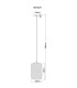 Jefrey Slim Pendant Ceiling Light Matt Black Smoke Glass Shade 1x E27-5