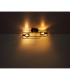Blama Multi Arm Semi Flush Ceiling Lamp Matt Black Smoke Glass Shade 2x E14-5