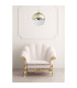 Varus 33cm Globe Pendant Ceiling Light Gold Colors Transparent Glass Shade 1x E27-6