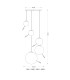 Varus Cluster Pendant Ceiling Light Brown Amber Glass Shade 5x E27-6