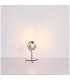 Porry Globe Table Lamp Matt Black Smoke Glass Shade 1x E14-6