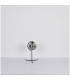 Porry Globe Table Lamp Matt Black Smoke Glass Shade 1x E14-7