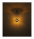Samos Globe Pendant Ceiling Light Matt Black Smoke Glass Shade 1x E27-4