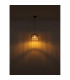 Hendry Slim Pendant Ceiling Light Matt Black Smoke Glass Shade 1x E27-4