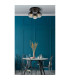Dalton Shade Cluster Ceiling Light Matt Black Balls Smoke Glass Shade 3x E27-4