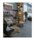 Dalton Cluster Pendant Ceiling Light Matt Black Balls Smoke Glass Shade 3x E27-5