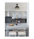 Dalton Globe Ceiling Light Matt Black Ball Smoke Glass Shade 1x E27-4