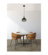 Dalton Globe Pendant Ceiling Light Matt Black Balls Smoke Glass Shade 1x E27-5