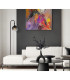 Dalton Glass Floor Lamp Matt Black Ball Smoke Glass Shade 1x E27-10
