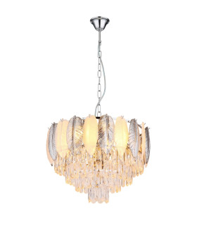 Dalton Pendant Ceiling Light Chrome 9x E14-1