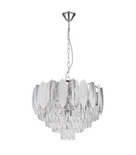 Dalton Pendant Ceiling Light Chrome 9x E14-2