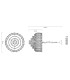 Dalton Pendant Ceiling Light Chrome 9x E14-8