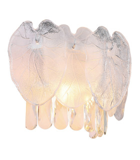 Benjamin Wall Lamp Chrome K5 Crystals Satined 2x E14-1