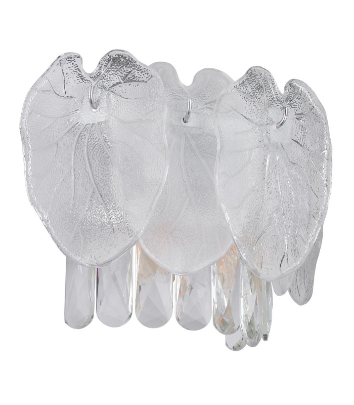 Benjamin Wall Lamp Chrome K5 Crystals Satined 2x E14-2