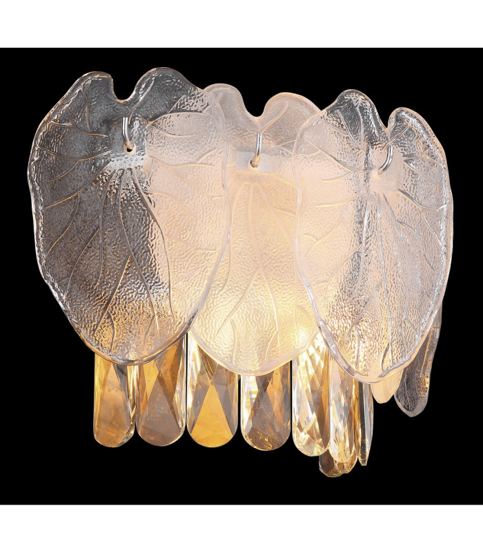 Benjamin Wall Lamp Chrome K5 Crystals Satined 2x E14-4