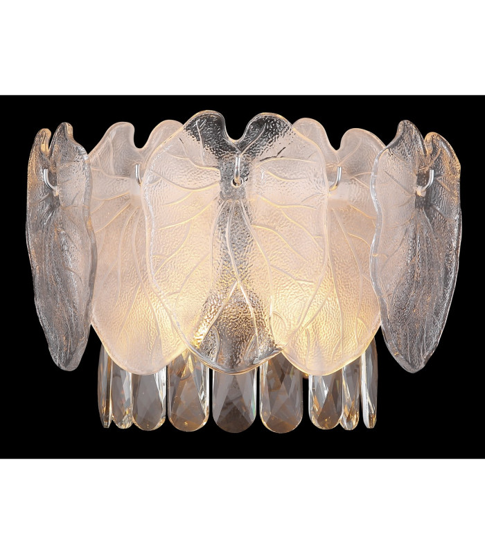 Benjamin Wall Lamp Chrome K5 Crystals Satined 2x E14-5