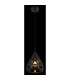 Hassan Wire Frame Pendant Ceiling Light Matt Black 1x E27-4