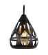 Hassan Dome Wall Lamp Matt Black 1x E27-3