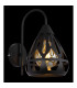 Hassan Dome Wall Lamp Matt Black 1x E27-4