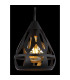 Hassan Dome Wall Lamp Matt Black 1x E27-5