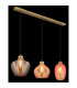 Jessica Bar Pendant Ceiling Light Gold Colours Matt Glass Shade 3x E27-4