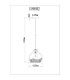 Jessica Dome Pendant Ceiling Light Gold Colours Matt Blackberry Glass Shade 1x E27-6