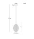 Devin Globe Pendant Ceiling Light Gold Colours Matt Amber Glass Shade 1x E14-9