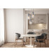 Tulivar Cluster Pendant Ceiling Light Grey Dark Smoke Glass Shade 3x E27-4