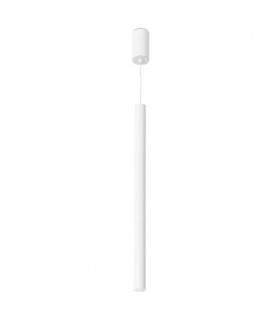Aluminium Super Slim Ceiling Slim Pendant Light White 3cm Pipe - 1