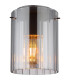 Tulivar Cylindrical Ceiling Light Grey Dark Smoke Glass Shade 1x E27-5