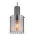 Tulivar Slim Pendant Ceiling Light Grey Dark Smoke Glass Shade 1x E27-3