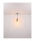 Tulivar Slim Pendant Ceiling Light Grey Dark Smoke Glass Shade 1x E27-5