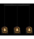 Dichti Bar Pendant Ceiling Light Matt Black 3x E27-5