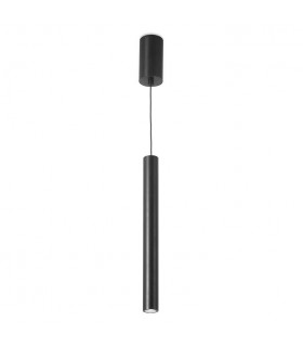 Aluminium Super Slim Ceiling Pendant Light Black 3cm Pipe - 1