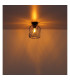 Dichti Semi Flush Ceiling Light Matt Black 1x E27-4