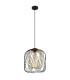 Dichti 35cm Wire Frame Pendant Ceiling Light Matt Black 1x E27-2