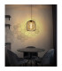 Dichti 35cm Wire Frame Pendant Ceiling Light Matt Black 1x E27-6
