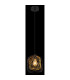 Dichti 18cm Wire Frame Pendant Ceiling Light Matt Black 1x E27-4