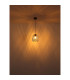Dichti 18cm Wire Frame Pendant Ceiling Light Matt Black 1x E27-5