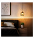 Dichti 18cm Wire Frame Pendant Ceiling Light Matt Black 1x E27-6